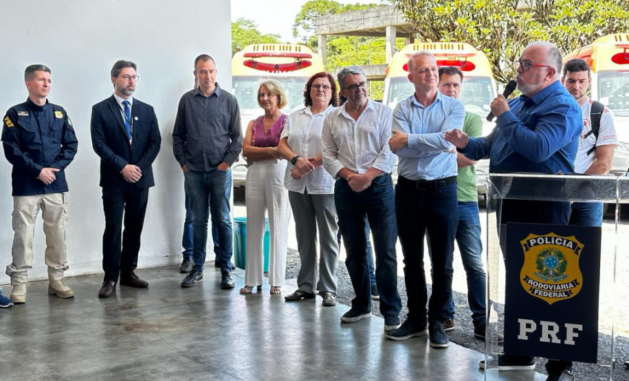 Paraná recebe 15 ambulâncias do Ministério da Saúde para reforçar atendimento de urgência