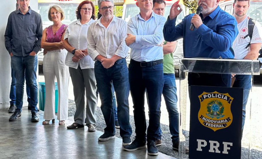 Paraná recebe 15 ambulâncias do Ministério da Saúde para reforçar atendimento de urgência