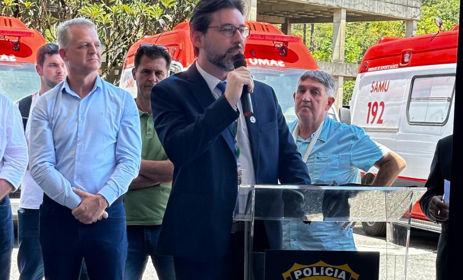 Paraná recebe 15 ambulâncias do Ministério da Saúde para reforçar atendimento de urgência