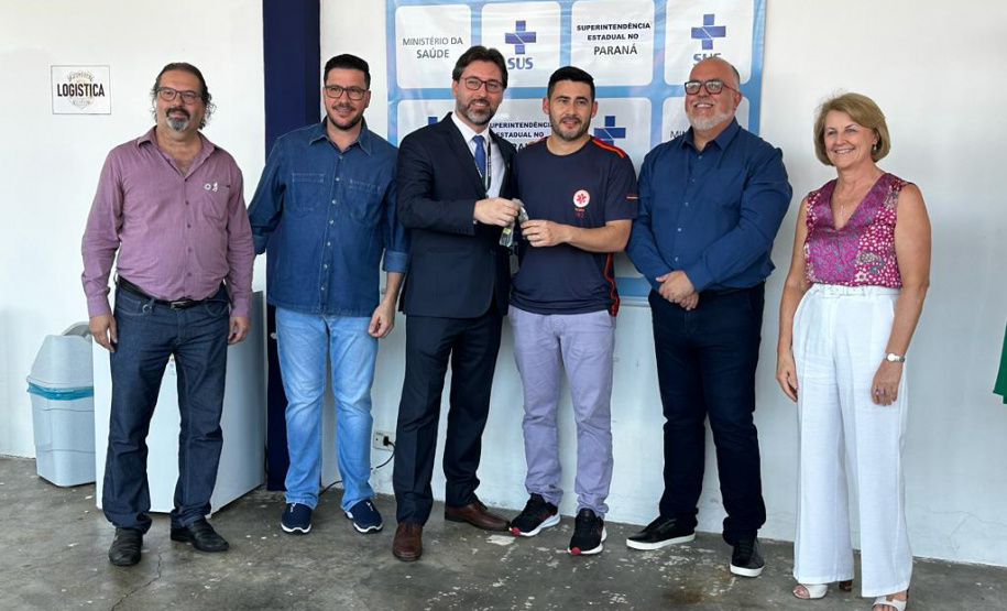 Paraná recebe 15 ambulâncias do Ministério da Saúde para reforçar atendimento de urgência