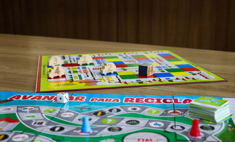 Amostra dos jogos que estarão disponíveis ao público para o Verão Maior Paraná em Matinhos. Foto: Patryck Madeira/Sedest.