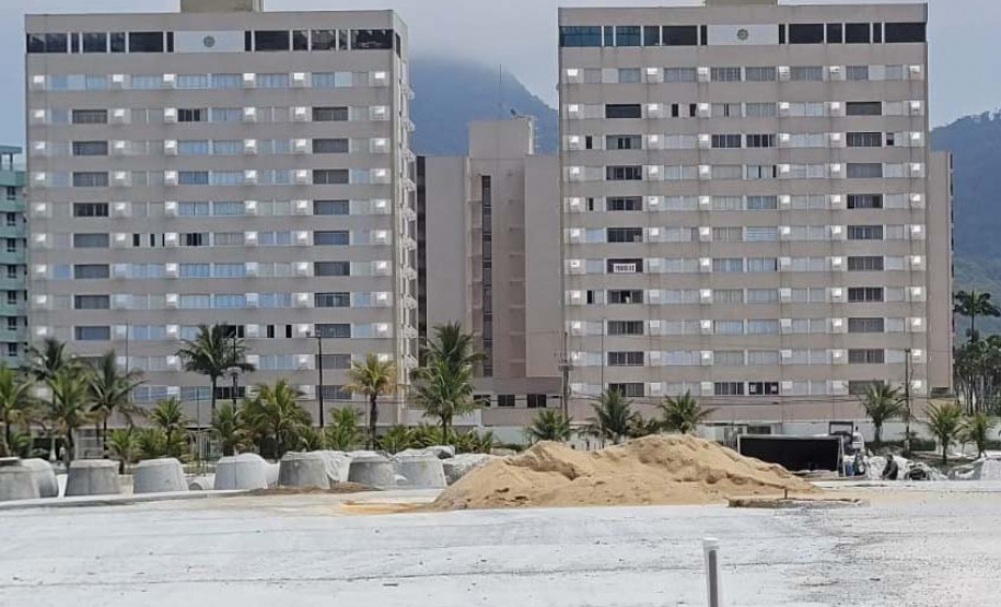 Revitalização da Orla de Matinhos alcançou 89% em novembro. Algumas estruturas marítimas foram finalizadas.