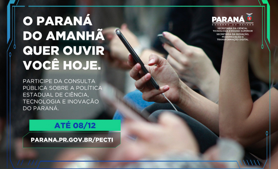 Consulta pública sobre ciência e inovação segue aberta até sexta (8)