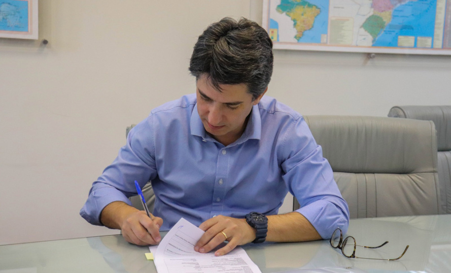 Assinatura do Termo de Cooperação Técnica entre Senar-Pr e Sedest. Foto: Patryck Madeira