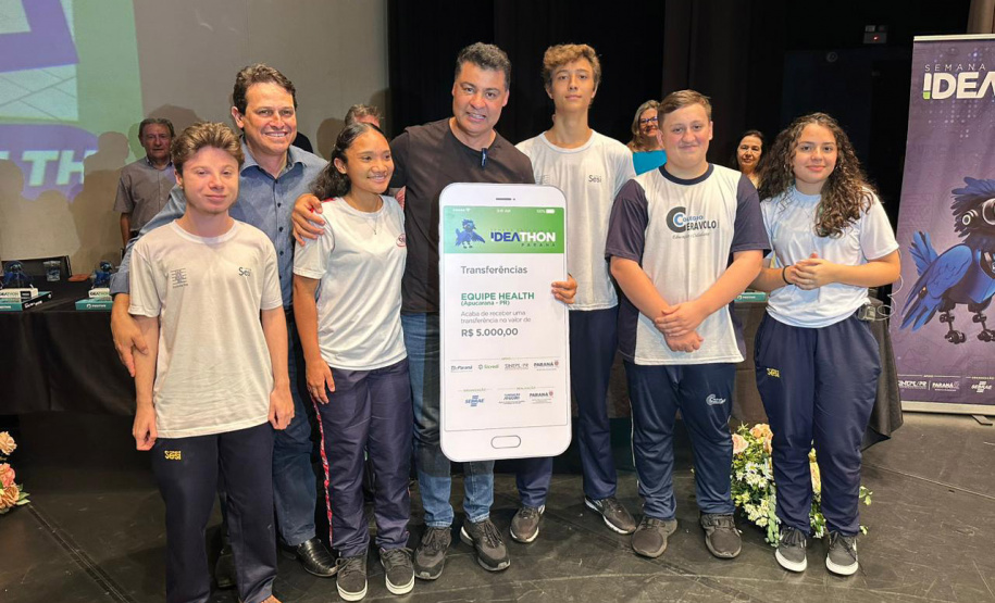 Secretaria da Inovação premia vencedores do Ideathon Paraná 2023