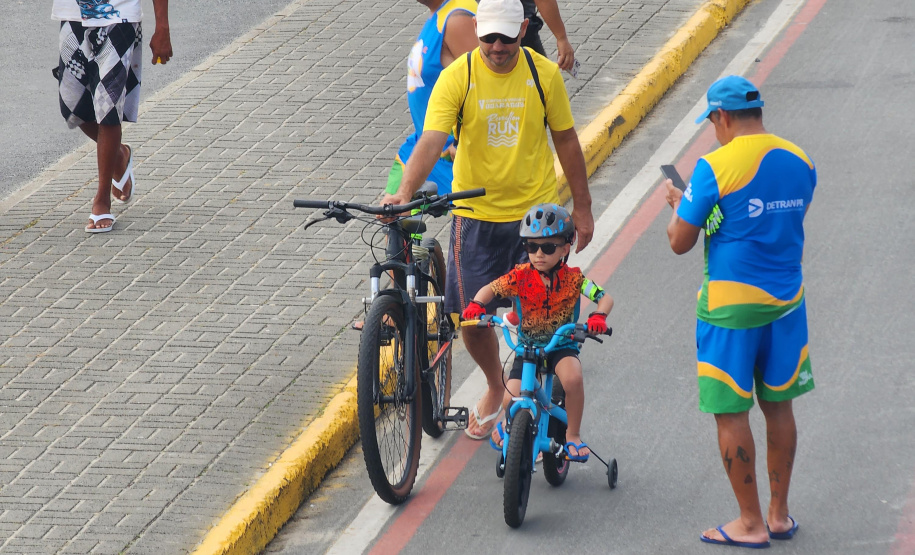 Passeio ciclístico é opção de exercício e lazer em Guaratuba