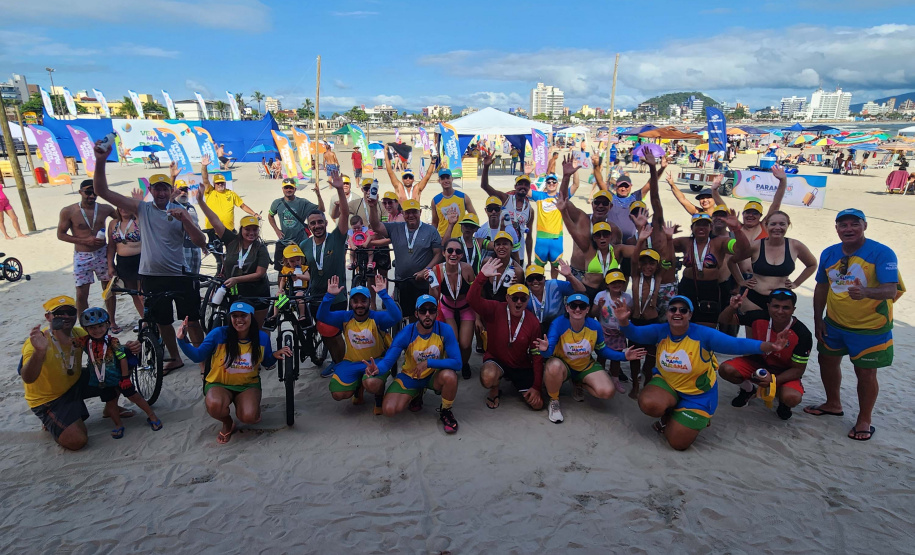 Passeio ciclístico é opção de exercício e lazer em Guaratuba