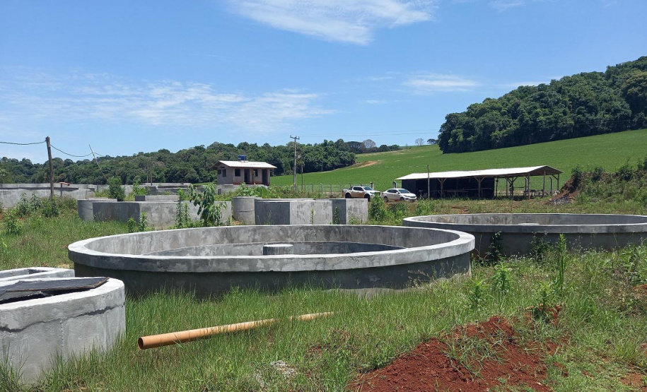 Em obras, a Estação de Tratamento de Esgoto ainda não pode receber o esgoto