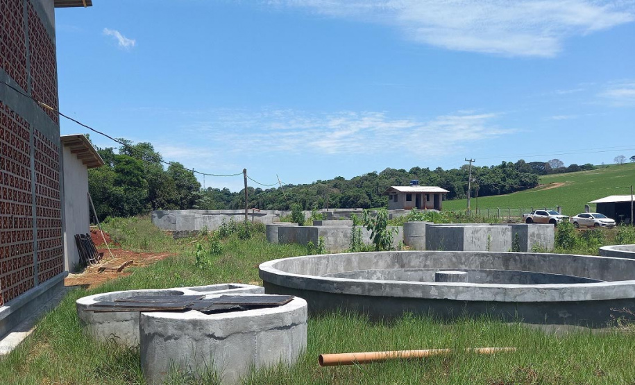 Em obras, a Estação de Tratamento de Esgoto ainda não pode receber o esgoto