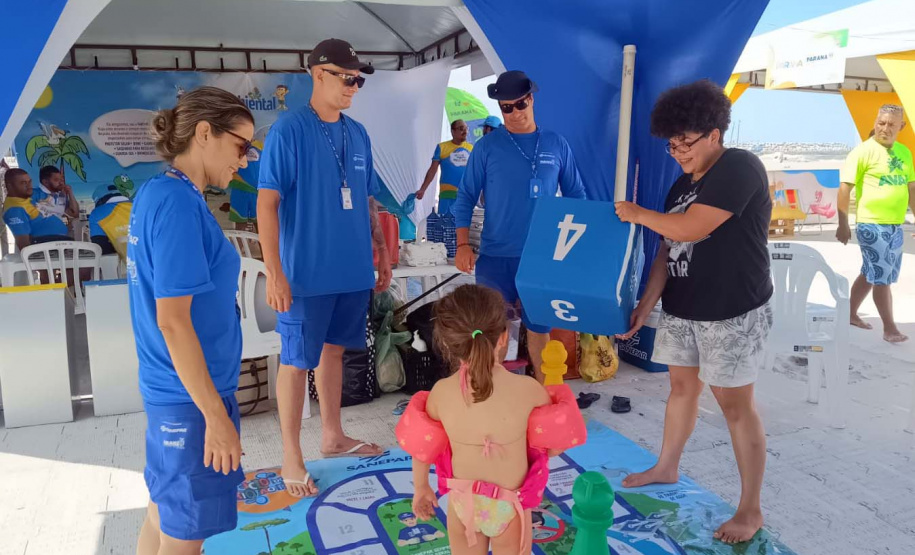Guaratuba recebe a Estação Sanepar e a mascote Sane