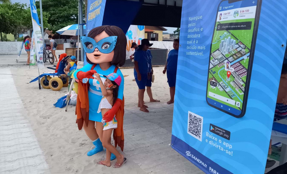 Guaratuba recebe a Estação Sanepar e a mascote Sane