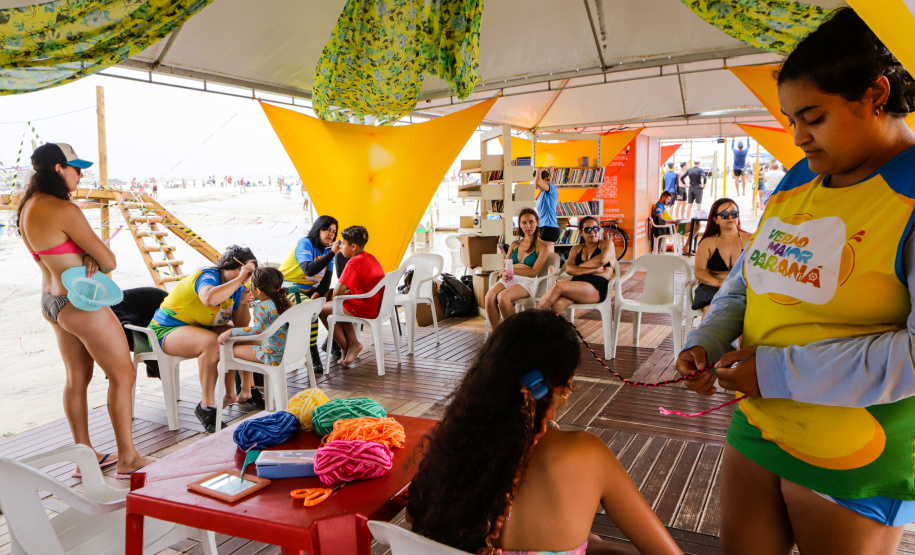 Janeiro, 27 de janeiro de 2024 - Balão na estrutura da Arena Verão Maior Paraná em Caiobá.