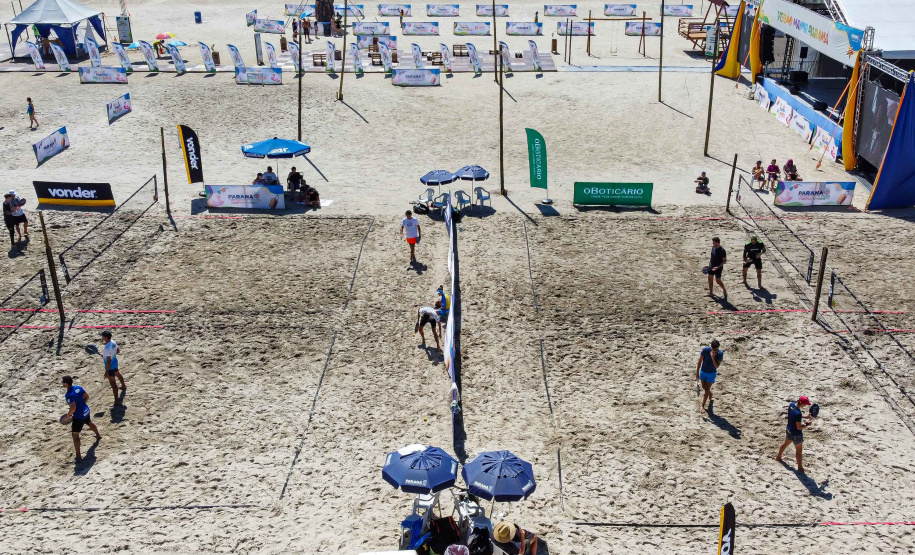 Matinhos, 30 de janeiro de 2024 - Verão Maior Paraná recebe etapa mundial de beach tennis.