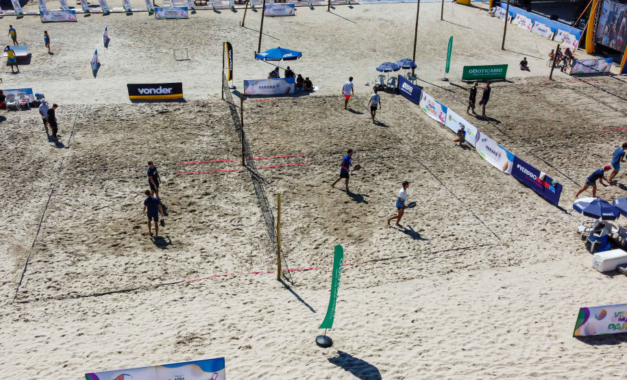 Matinhos, 30 de janeiro de 2024 - Verão Maior Paraná recebe etapa mundial de beach tennis.