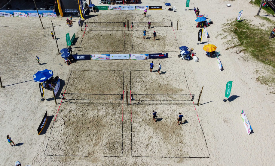 Matinhos, 30 de janeiro de 2024 - Verão Maior Paraná recebe etapa mundial de beach tennis.
