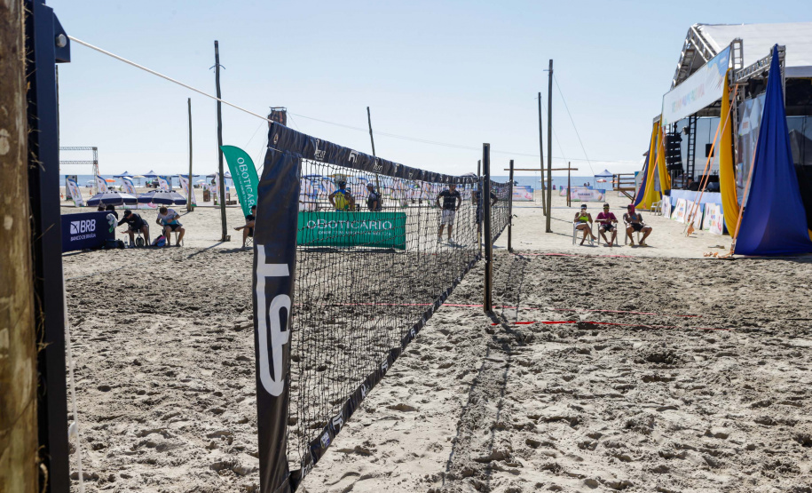 Matinhos, 30 de janeiro de 2024 - Verão Maior Paraná recebe etapa mundial de beach tennis.