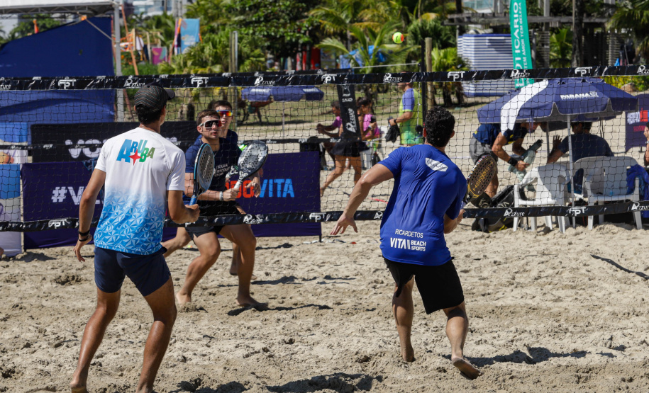 Matinhos, 30 de janeiro de 2024 - Verão Maior Paraná recebe etapa mundial de beach tennis.