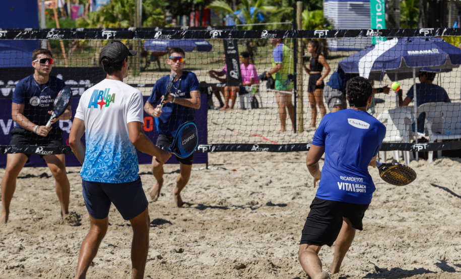Matinhos, 30 de janeiro de 2024 - Verão Maior Paraná recebe etapa mundial de beach tennis.