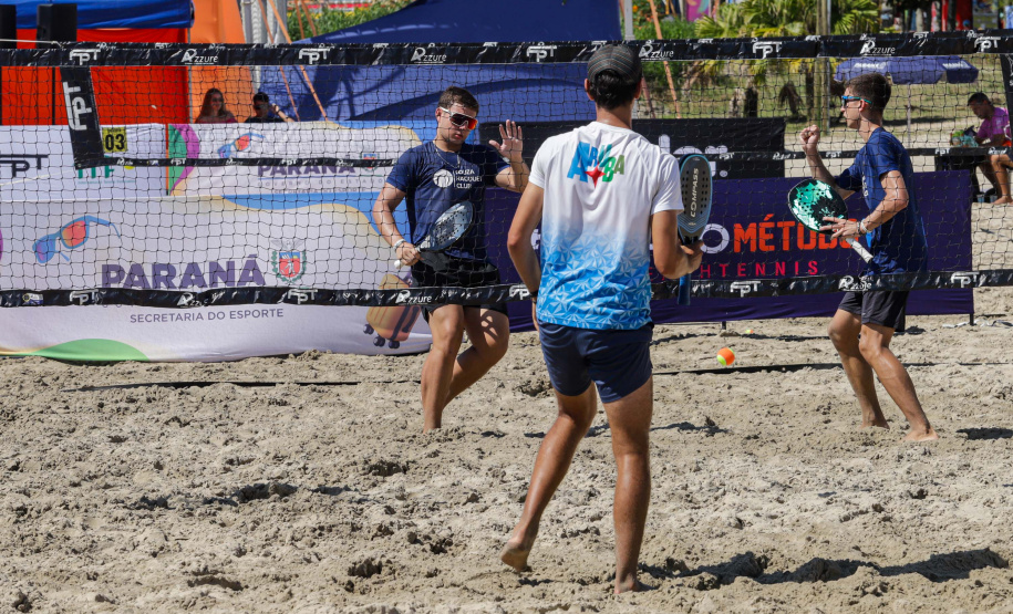 Matinhos, 30 de janeiro de 2024 - Verão Maior Paraná recebe etapa mundial de beach tennis.