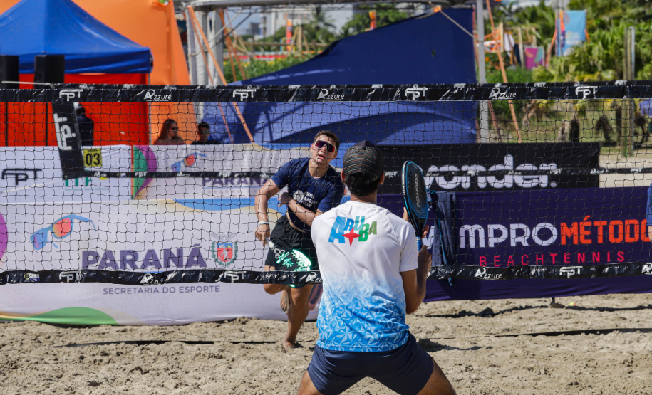 Matinhos, 30 de janeiro de 2024 - Verão Maior Paraná recebe etapa mundial de beach tennis.
