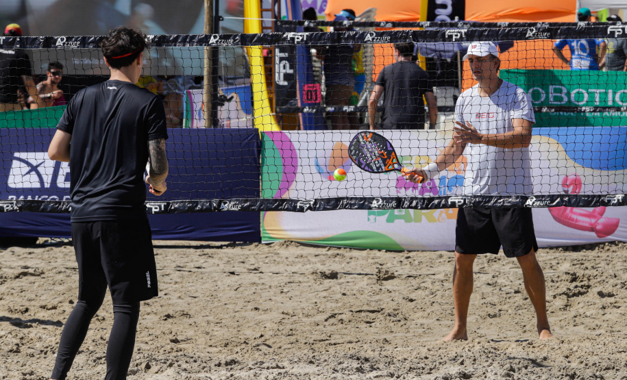 Matinhos, 30 de janeiro de 2024 - Verão Maior Paraná recebe etapa mundial de beach tennis.