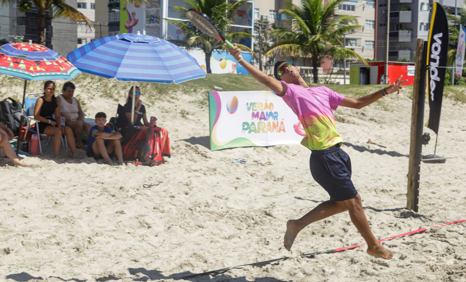 Matinhos, 30 de janeiro de 2024 - Verão Maior Paraná recebe etapa mundial de beach tennis.