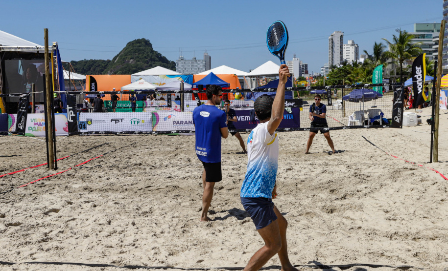 Matinhos, 30 de janeiro de 2024 - Verão Maior Paraná recebe etapa mundial de beach tennis.