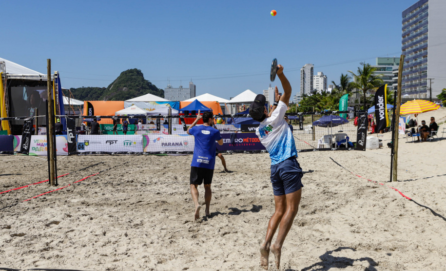 Matinhos, 30 de janeiro de 2024 - Verão Maior Paraná recebe etapa mundial de beach tennis.