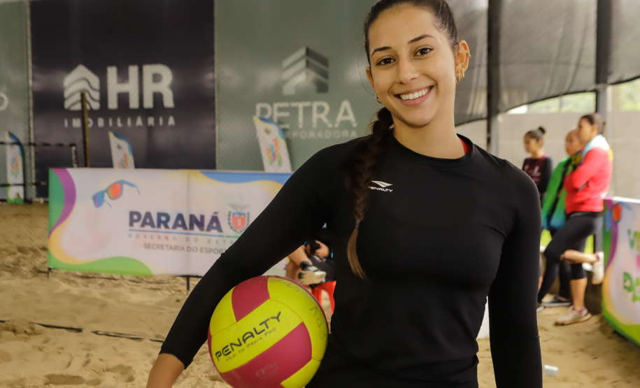 Matinhos, 24 de janeiro de 2024 - Circuito Paranaense de Vôlei de Praia em Matinhos.