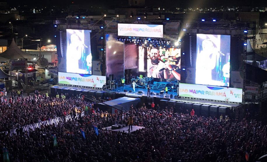 Hugo e Guilherme e Roupa Nova atraem multidão aos shows do Verão Maior Paraná