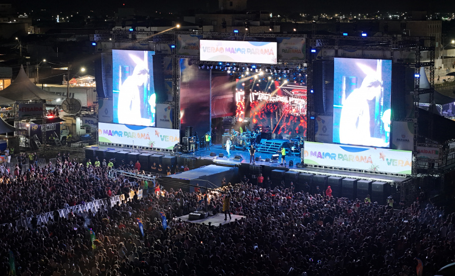 Hugo e Guilherme e Roupa Nova atraem multidão aos shows do Verão Maior Paraná