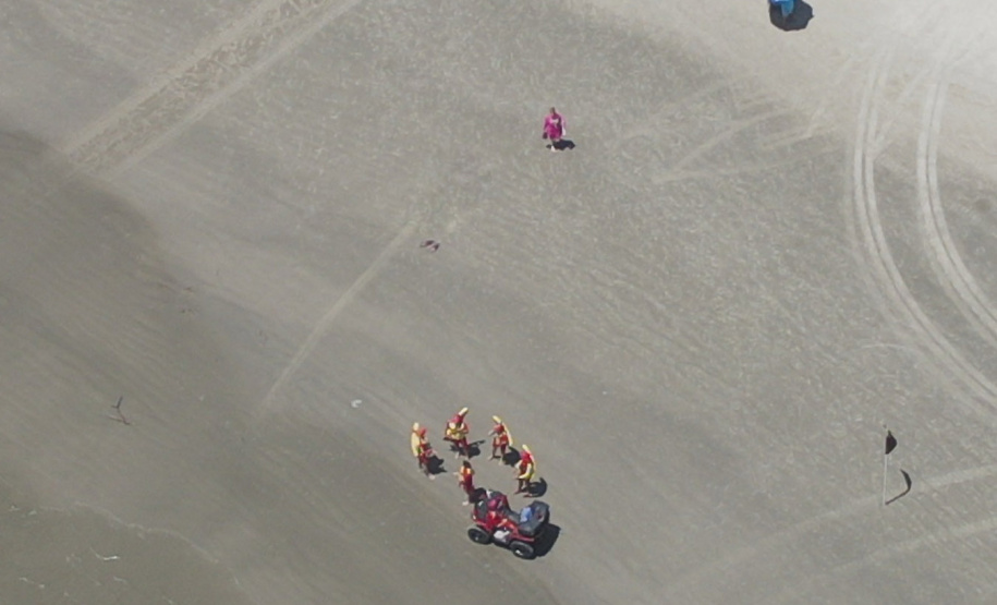 Drones da Secretaria da Segurança prestam apoio ao Corpo de Bombeiros durante o Verão Maior Paraná