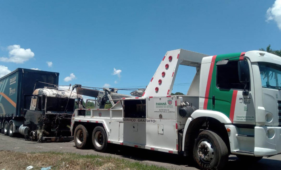 Guinchos do DER/PR vão permanecer atuando nas novas concessões temporariamente