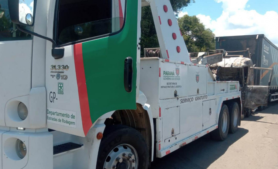 Guinchos do DER/PR vão permanecer atuando nas novas concessões temporariamente