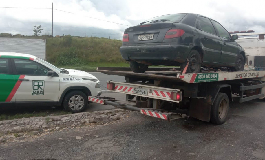 Guinchos do DER/PR vão permanecer atuando nas novas concessões temporariamente