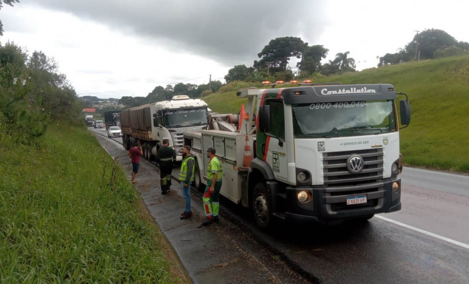 Guinchos do DER/PR vão permanecer atuando nas novas concessões temporariamente