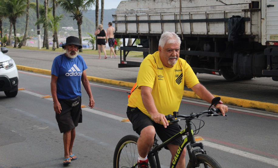 Passeio ciclístico é opção de exercício e lazer em Guaratuba