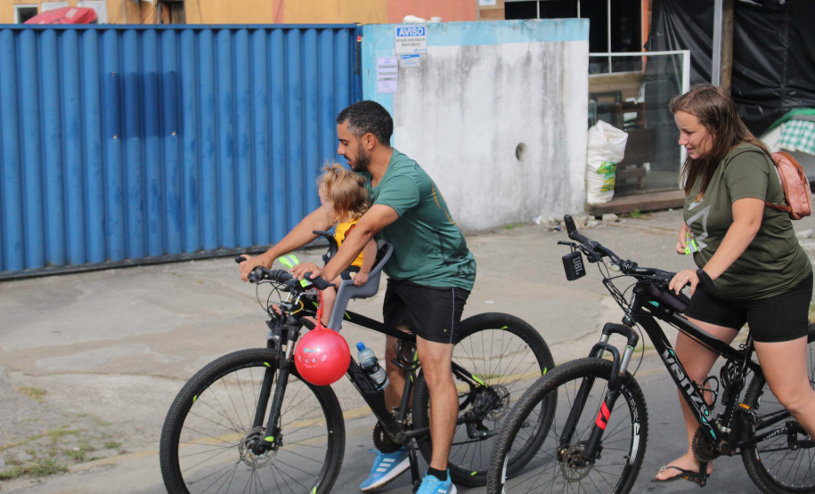 Passeio ciclístico é opção de exercício e lazer em Guaratuba