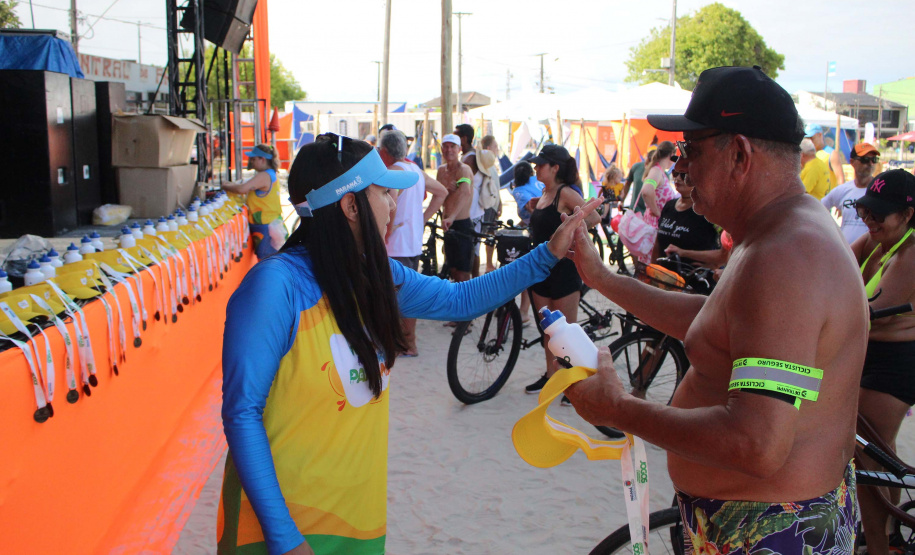 Passeio ciclístico é opção de exercício e lazer em Guaratuba