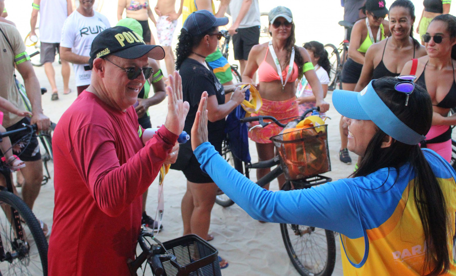Passeio ciclístico é opção de exercício e lazer em Guaratuba