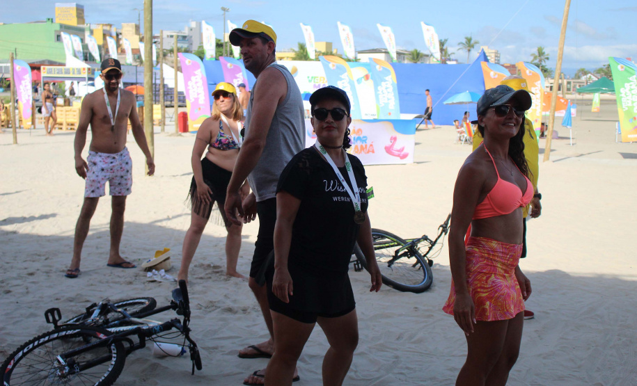 Passeio ciclístico é opção de exercício e lazer em Guaratuba