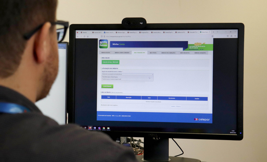 Nota Paraná registrou atualização de 3,2 mil e-mails por mês desde janeiro de 2023