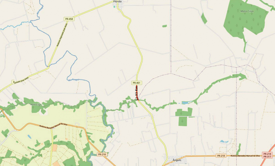 Rodovia de Flórida vai ganhar canal de concreto e novo acostamento