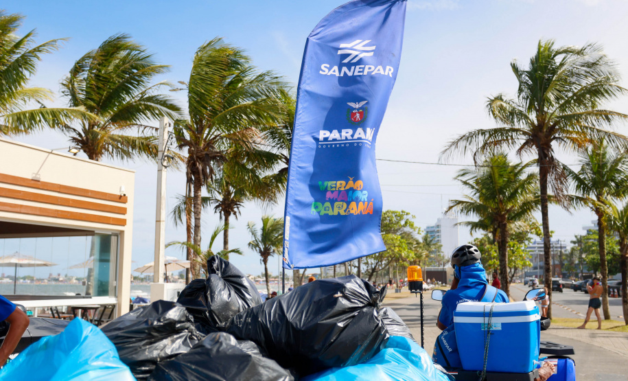 Sanepar retirou 108,8 toneladas de resíduos das praias desde 16 de dezembro