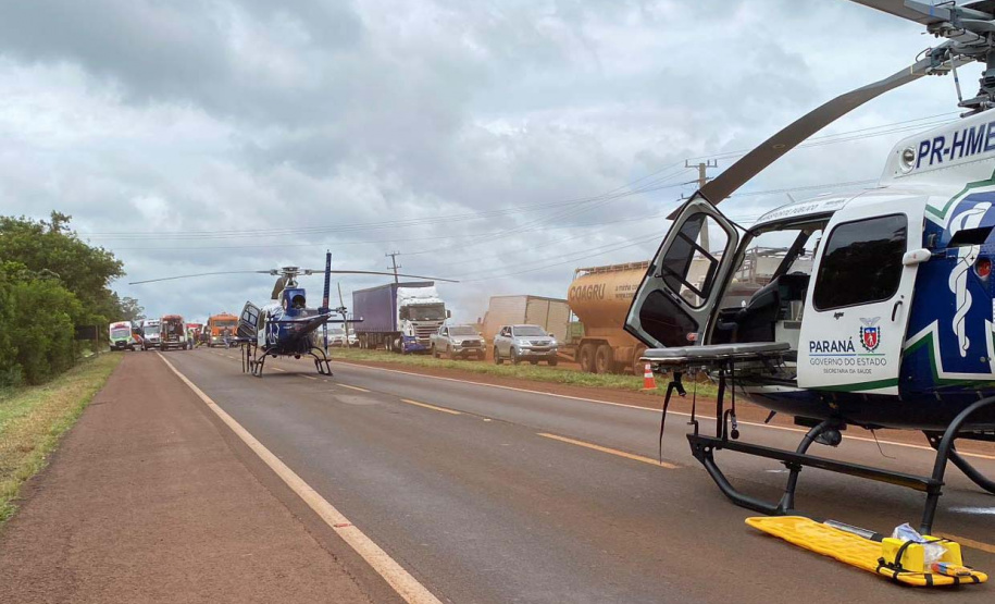 Com mais de 4 mil resgates, serviço aeromédico do Paraná bate recorde de atendimentos em 2023