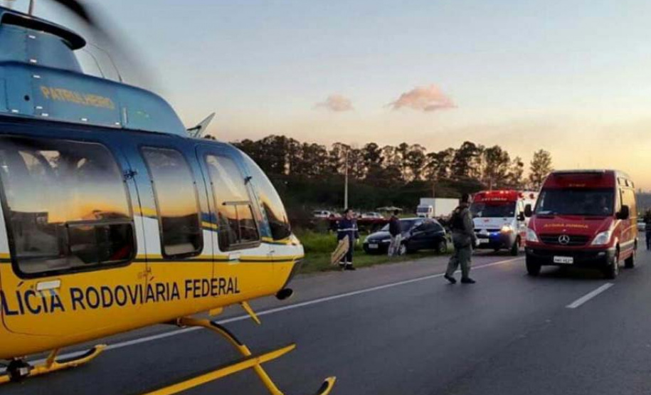 Com mais de 4 mil resgates, serviço aeromédico do Paraná bate recorde de atendimentos em 2023