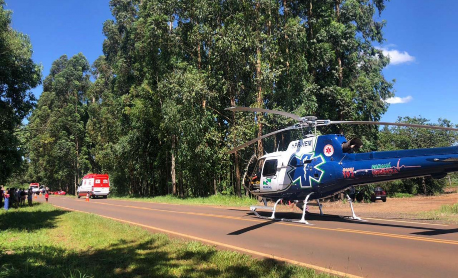 Com mais de 4 mil resgates, serviço aeromédico do Paraná bate recorde de atendimentos em 2023