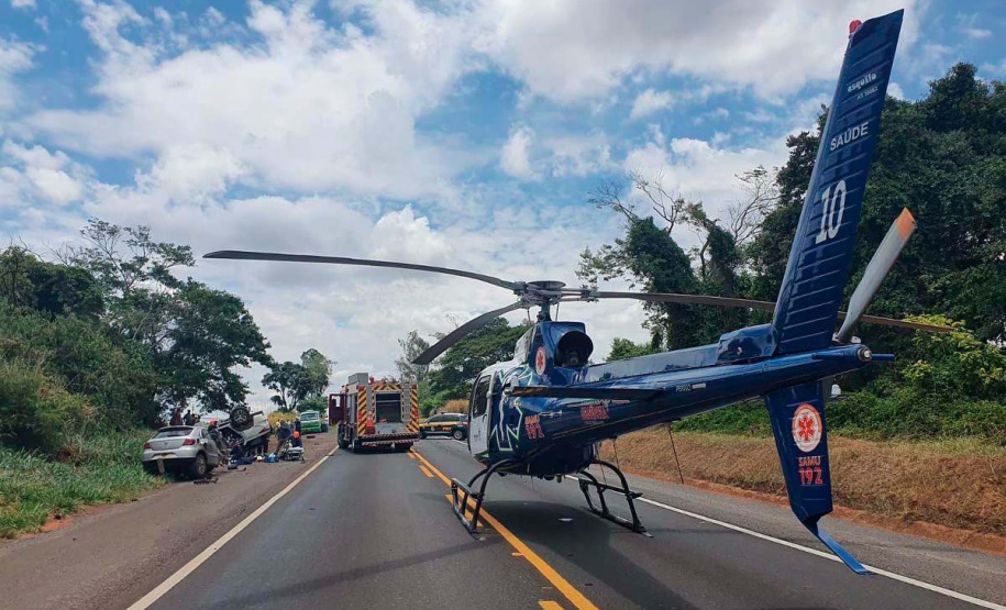 Com mais de 4 mil resgates, serviço aeromédico do Paraná bate recorde de atendimentos em 2023