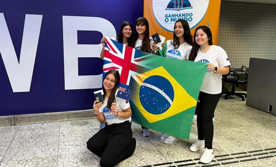 Rumo à Austrália: Ganhando o Mundo leva mais 54 alunos para intercâmbio