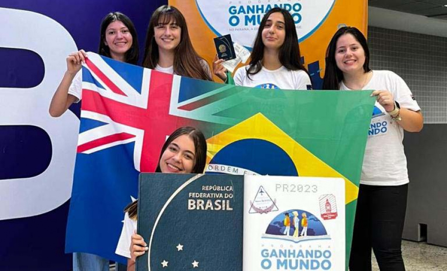 Rumo à Austrália: Ganhando o Mundo leva mais 54 alunos para intercâmbio